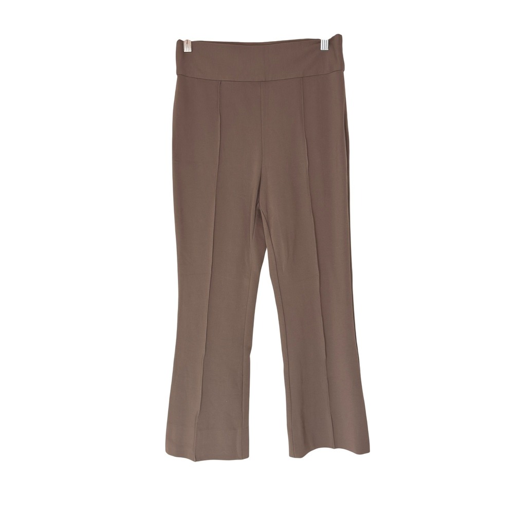 M.M. Lafleur The Robin Pant Light Scuba Ankle Brown Stretch Trousers Medium